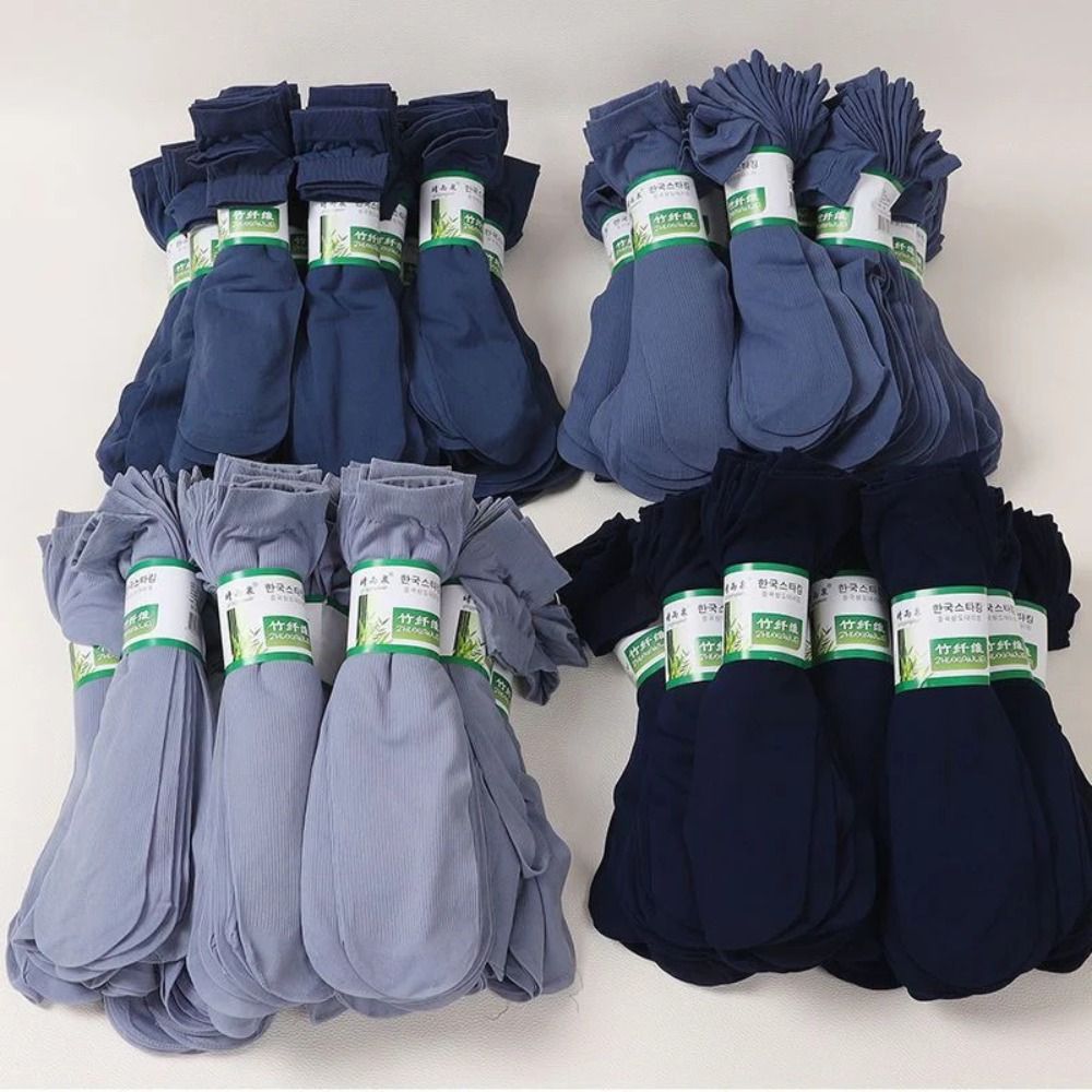 ถุงเท้าผู้ชายแบบสบายๆ ระบายอาก - Silk Sock Bamboo บทวิจารณ์และราคา